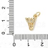 Brass Micro Pave Cubic Zirconia Pendants ZIRC-I356-37G-3