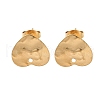 304 Stainless Steel Stud Earring Finding STAS-V015-31A-G-1
