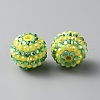 Saint Patrick's Day Theme Resin Rhinestone Beads RESI-TAC0004-28H-1