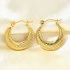 304 Stainless Steel Hoop Earrings for Women EJEW-L296-067G-2