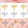Unicraftale 12Pcs 2 Colors 201 Stainless Steel Pendants STAS-UN0060-78-4