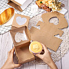 Square Paper Biscuit Boxes with Heart Clear Window CON-TAC0001-12C-02-6