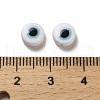 Spray Painted Acrylic Beads OACR-A030-02A-3