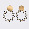 Dangle Stud Earrings EJEW-JE03686-3