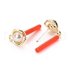 Alloy Stud Earring Findings EJEW-J102-02G-2