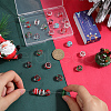 SUNNYCLUE 32Pcs 8 Styles Round Glass/Lampwork Round Beads GLAA-SC0002-44-3