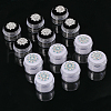 CHGCRAFT 2 Colors Column Plastic Loose Diamond Gemstone Storage Boxes CON-CA0001-021B-6