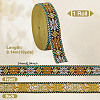   10 Yards Ethnic Style Polyester Jacquard Flower Ribbon OCOR-PH0004-86A-2