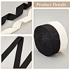 AHADERMAKER 2Pcs 2 Colors 10 Yards Flat Polycotton Ribbon OCOR-GA0001-68A-4