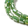 Electroplate Glass Beads Strands EGLA-D031-01-4