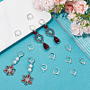 SUNNYCLUE 50Pcs Brass Leverback Earring Findings KK-SC0004-22P-4