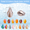  110Pcs 11 Colors Electroplate Glass Beads EGLA-PH0001-47-2