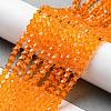 Transparent Glass Beads Strands EGLA-A039-T4mm-D23-4