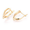 Brass Hoop Earring Findings KK-N267-27G-2