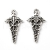 Tibetan Style Alloy Pendants TIBEP-WH0002-11AS-1