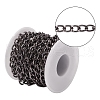 Aluminium Twisted Curb Chains CHA-YW0001-02-2