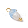 Flower Acrylic Charms PALLOY-JF03588-12-4