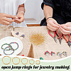 AHADERMAKER 300Pcs 5 Styles Brass Jump Rings KK-GA0001-60-6
