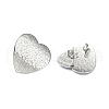 Non-Tarnish 304 Stainless Steel Stud Earring Findings STAS-L024-002P-05-2