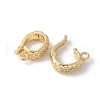 Brass Micro Pave Cubic Zirconia Pendants Bails KK-D324-15G-2