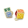 Alloy Enamel Pendant ENAM-P242-01-3