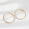 201 Stainless Steel Hoop Earrings EJEW-F188-24G-B-5