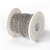 Tarnish Resistant 304 Stainless Steel Rolo Chains CHS-E016-02F-P-3