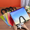 Gorgecraft 12Pcs 4 Colors Non-Woven Reusable Folding Gift Bags with Handle ABAG-GF0001-29A-3