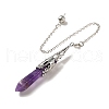 Natural Amethyst Dowsing Pendulum Big Pendants G-H285-06P-04-2