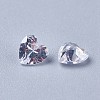 Cubic Zirconia Pointed Back Cabochons ZIRC-WH0001-C09-2
