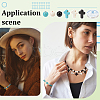  DIY Synthetic Turquoise Round & Cross Bracelets Making Kits DIY-NB0012-31-6
