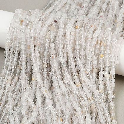 Natural Quartz Crystal Beads Strands G-RM250101-L3-1
