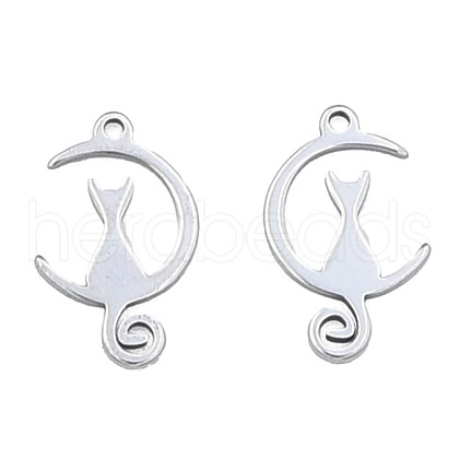 Non-Tarnish 201 Stainless Steel Pendants STAS-N098-081P-1