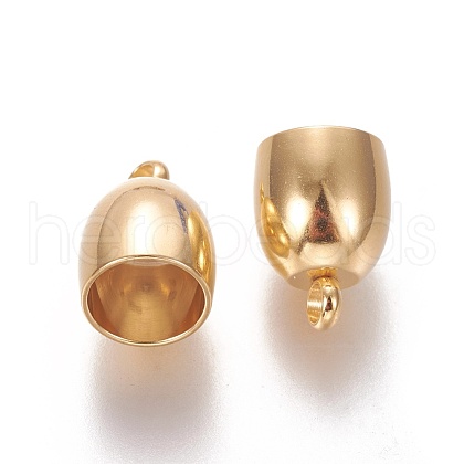 201 Stainless Steel Cord Ends STAS-L226-017F-G-1