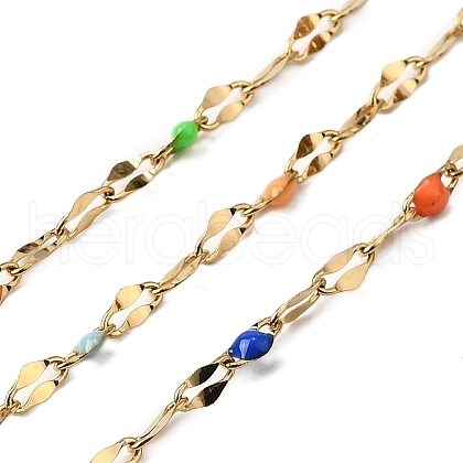 304 Stainless Steel Dapped Chains CHS-H036-01G-01-1