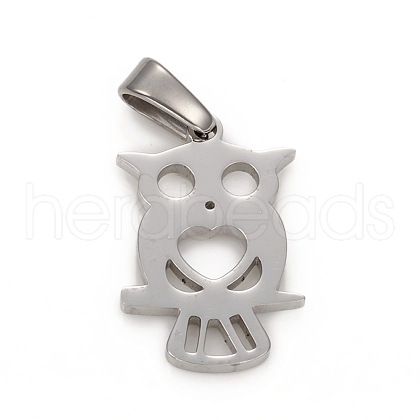 Tarnish Resistant 304 Stainless Steel Pendants STAS-I136-07P-1