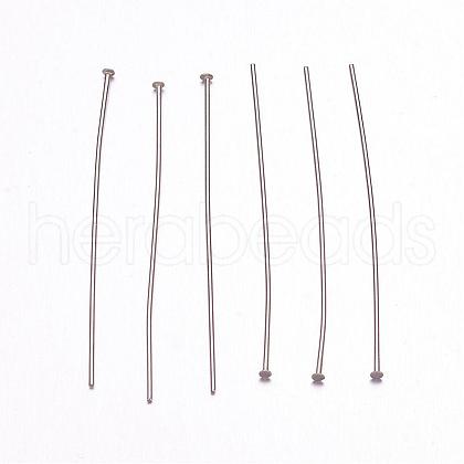 304 Stainless Steel Flat Head Pins STAS-H358-08B-1