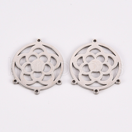Tarnish Resistant 304 Stainless Steel Chandelier Component Links STAS-Q242-029-1