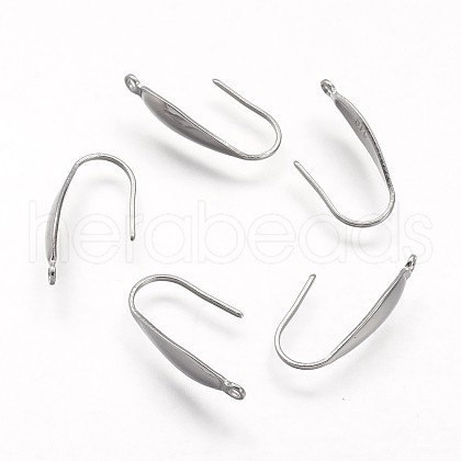 Tarnish Resistant 304 Stainless Steel Earring Hooks STAS-F041-49-1