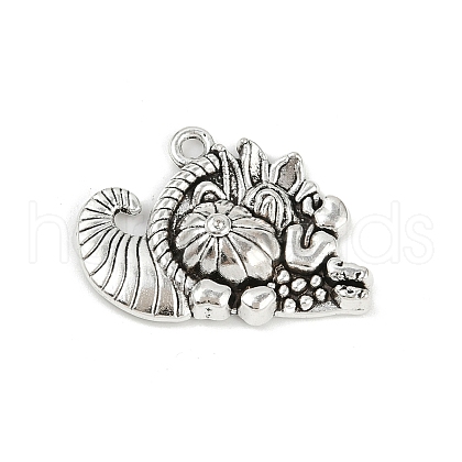 Tibetan Style Alloy Pendants PALLOY-P310-01B-AS-1