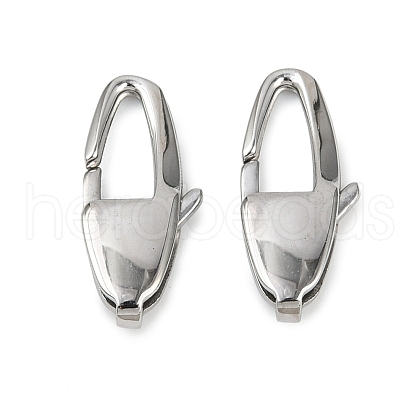 304 Stainless Steel Lobster Claw Clasps STAS-B089-01F-P-1
