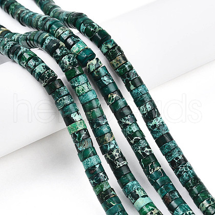 Natural Imperial Jasper Beads Strands G-N344-41E-1