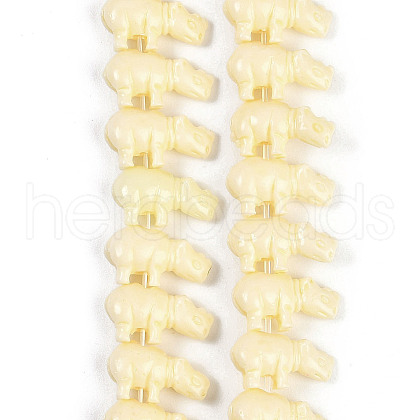 Synthetic Coral Dyed Carved Beads Strands CORA-K009-04B-1