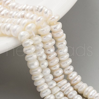Natural Cultured Freshwater Pearl Beads Strands PEAR-C003-06E-1