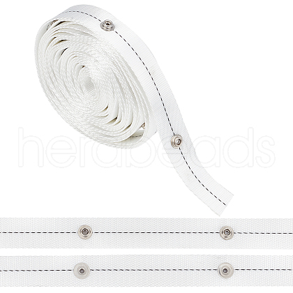 5M Polyester Curtain Fabric Belts OCOR-WH0078-211-1