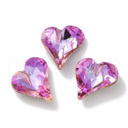 Glass Rhinestone Cabochons RGLA-G020-04A-D502-1