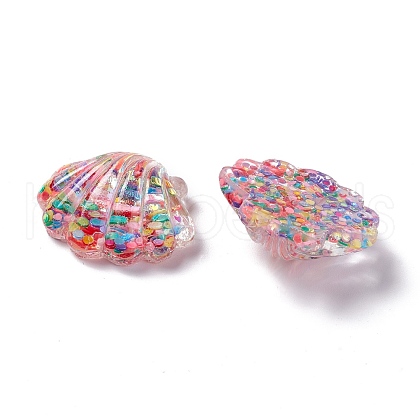 Transparent Resin Cabochons RESI-I039-06-1