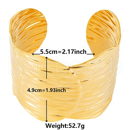 European and American Style 304 Stainless Steel Cuff Bangles for Women OR8331-2-1