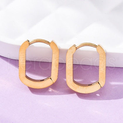 304 Stainless Steel Huggie Hoop Earrings X-STAS-H156-11B-G-1