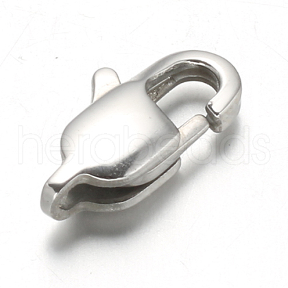 Tarnish Resistant 304 Stainless Steel Lobster Claw Clasps X-STAS-F094-05C-P-1